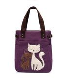 FZMBAI 2017 Fashion Women's Handbag Cute Cat Tote Bag Lady  Canvas Bag Shoulder bag