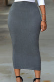 New Fashion Summer Pencil Skirt Office Lady Bodycon Slim Vintage Midi Skirts Womens High Waist