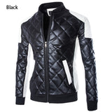 New Motorcycle Zipper Leather Jacket