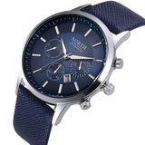 2015 Mens WatchesTop Brand Luxury Casual Military Quartz Sports Wristwatch Leather Strap Male Clock watch relogio masculino