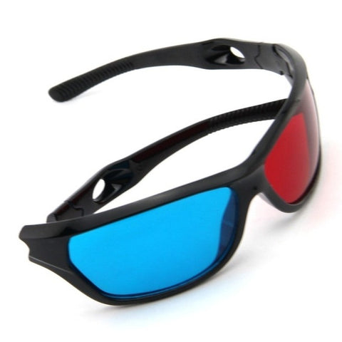 Red Blue Plasma Plastic 3D Glasses