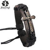 Cross Bracelets Charm Bracelet 100% Brand Genuine Leather Bracelets Mens Bracelets 2014 Bracelets Bangles