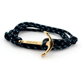 New Arrival Retro Vikings Bracelets Fashion Jewelry 40cm Leather Bracelet Men Anchor Bracelets For Women Best Gift silver plated