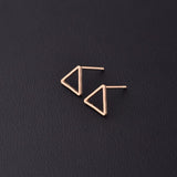 New Fashion Gold Silver Simple T Bar Earrings For Women Ear Stud Fine Jewelry