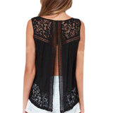 Summer Fashion Women Lace Vest