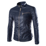Stylish Men's Leather Road Jacket