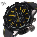 New V6 Watch luxury Brand Sport watches Men Quartz Fashion Watch Military Hour Wristwatches