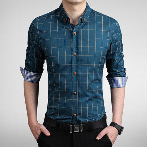 Fashion Brand Men Slim Fit Shirt – Models Industry