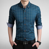 Fashion Brand Men Slim Fit Shirt