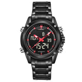 Top Men Watches Luxury Brand Men's Quartz Hour Analog Digital LED Sports Watch Men Army Military Wrist Watch Relogio Masculino