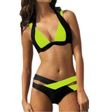 Summer Style New Women Sexy Bikini Set Push Up Swimsuits Swimwear Cross Bandage Best Soft Bathing Suits