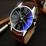 Watches Men Luxury Top Brand YAZOLE Fashion Blue Glass Unisex Quartz Watch Women Business Casual Wrist watch Relogio masculino