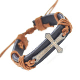 Cross Bracelets Charm Bracelet 100% Brand Genuine Leather Bracelets Mens Bracelets 2014 Bracelets Bangles
