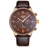 Top Brand GUANQIN New Fashion&Casual Watches Men's Big Dial Quartz Watch Luxury Designer 8 Colors Men Wristwatches
