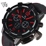 New V6 Watch luxury Brand Sport watches Men Quartz Fashion Watch Military Hour Wristwatches