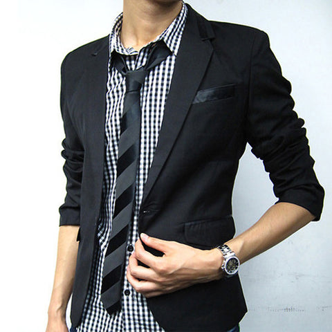 New Spring Autumn Blazer Men Suit Casual Blazers Jacket Slim Fit Mens Blaser Masculino Jackets