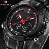 Top Men Watches Luxury Brand Men's Quartz Hour Analog Digital LED Sports Watch Men Army Military Wrist Watch Relogio Masculino