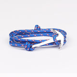 2015 14 Colors Fashion Jewelry Silver Alloy Anchor Bracelet Men Leather Risers Bracelet for Women&Men friendship bracelets