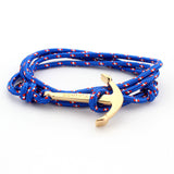 New Arrival Retro Vikings Bracelets Fashion Jewelry 40cm Leather Bracelet Men Anchor Bracelets For Women Best Gift silver plated