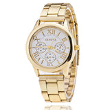 New Stainless Steel Geneva Watch Men Gold Watches Luxury Men Business Quartz Watch Relogio Masculino Montre Homme BW1699