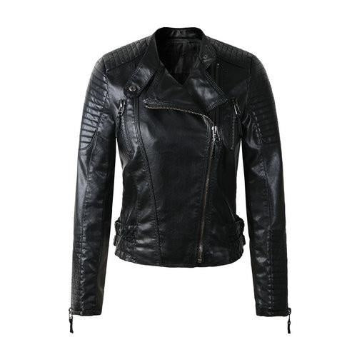 Woman Black Leather Jackets